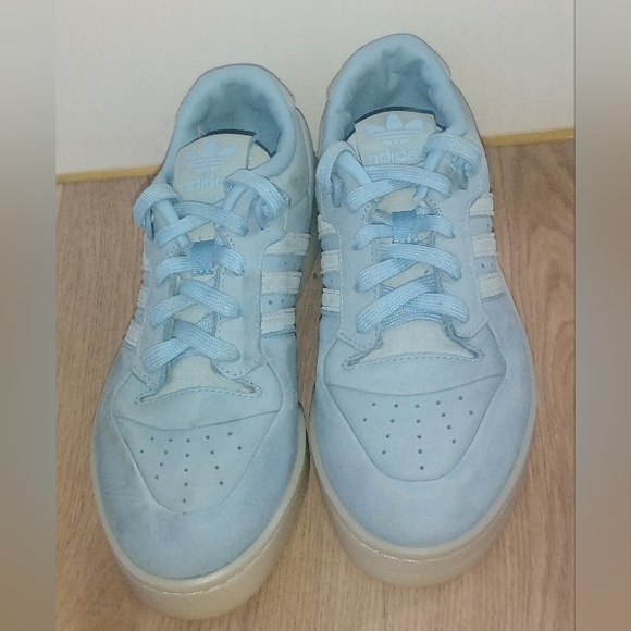 adidas Rivalry Low Luxe Clear Blue Ivory 7.5 - Picture 3 of 7
